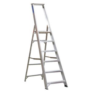 Sealey Aluminium Step Ladder 6-Tread Industrial BS 2037/1 - AXL6