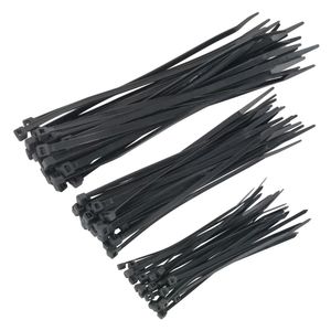 Sealey Cable Ties Assorted Black 75pc - CT75B