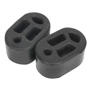 Sealey Exhaust Mounting Rubbers L70 x D45 x H37 (Pack of 2) - EX01