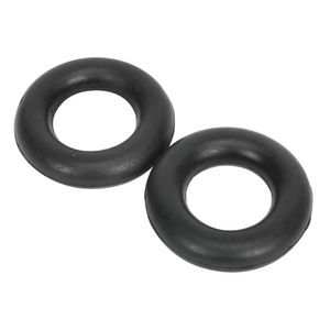 Sealey Exhaust Mounting Rubbers - L59 x W59 x D13.5 (Pack of 2) - EX04