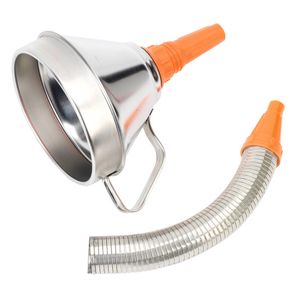 Sealey Funnel Metal with Flexible Spout & Filter 160mm - FM16F