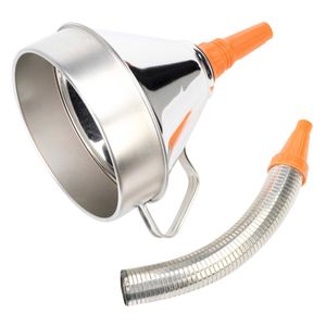 Sealey Funnel Metal with Flexible Spout & Filter 200mm - FM20F