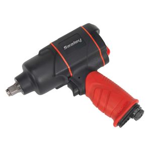Sealey Composite Air Impact Wrench 1/2 Inch Sq Drive Twin Hammer - GSA6006