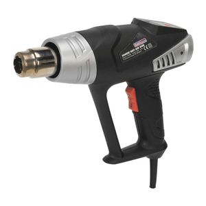 Sealey Deluxe Hot Air Gun Kit with LED Display 2000W 80-600C - HS104K