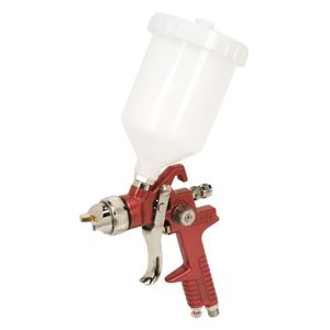 Sealey Workshop HVLP Gravity Feed Spray Gun 1.3mm Set-Up - HVLP741