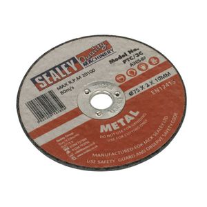Sealey Cutting Disc 75 x 2mm 10mm Bore - PTC/3C