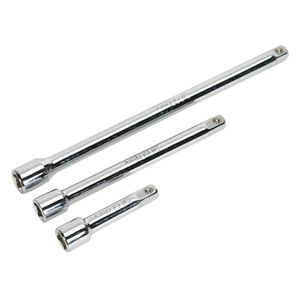Siegen Extension Bar Set 3pc 1/4&quot;Sq Drive - S0718