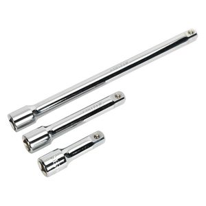 Siegen Extension Bar Set 3pc 1/2&quot;Sq Drive - S0720