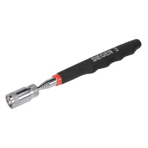 Siegen Heavy-Duty Magnetic Pick-Up Tool with LED 3.6kg Capacity - S0903