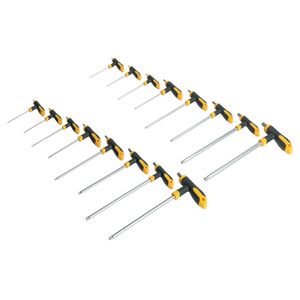 Siegen T-Handle TRX-Star & Hex Key Set 16pc - S0916
