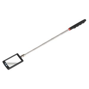 Siegen Telescopic Inspection Mirror 65 x 40mm with 2 LEDs - S0948