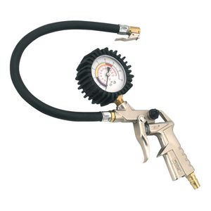 Sealey Tyre Inflator with Clip-On Connector with Metal Body - SA924