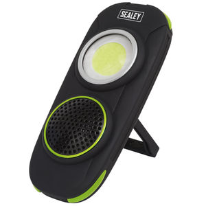 Sealey Rechargeable Torch with Wireless Speaker 10W COB LED - LED50WS