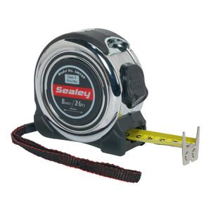 Sealey Professional Measuring Tape 8mtr 26ft - SMT8P