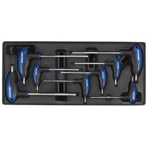 Sealey Tool Tray with T-Handle TRX-Star Key Set 8pc - TBT05