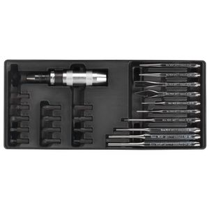 Sealey Tool Tray with Punch and Impact Driver Set 25pc - TBT18