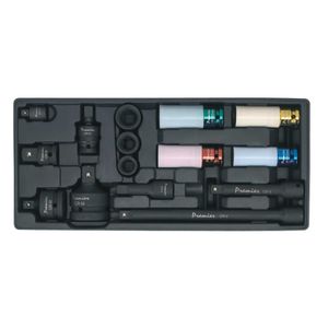 Sealey Tool Tray with Impact Socket & Adaptor Set 15pc - TBT25