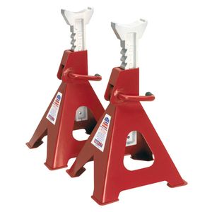 Sealey Axle Stands 6 tonne Capacity per Stand 12 tonne per Pair Ratchet Type - VS2006