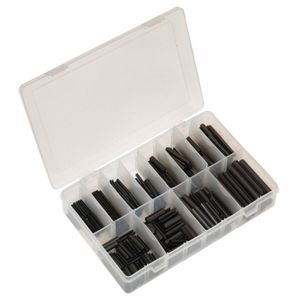 Sealey Spring Roll Pin Assortment 300pc Black Metric - AB007RP