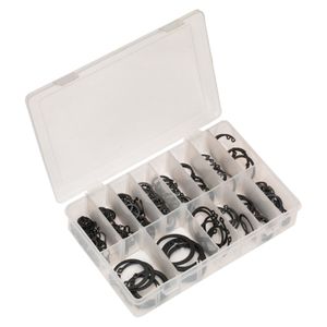 Sealey Circlip Assortment 200pc Internal & External Metric - AB017CC