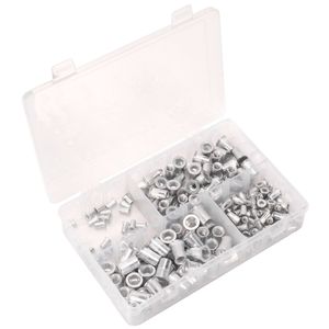 Sealey Threaded Insert (Rivet Nut) Assortment 200pc M4-M8 Splined Metric - AB073TI