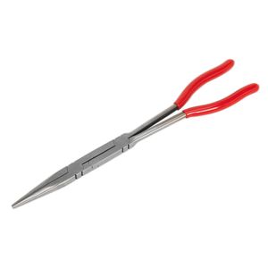 Sealey Needle Nose Pliers Double Joint Long Reach 335mm