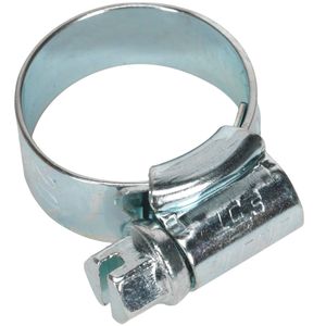 Sealey Hi-Grip Hose Clips Zinc Plated diameter 13-20mm Pack of 30 - HCJ00