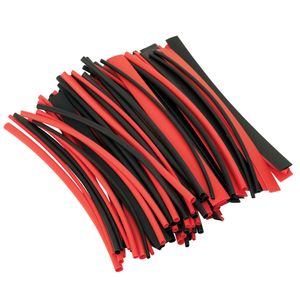 Sealey Heat Shrink Tubing Black & Red 200mm Pack of 100 - HST200BR