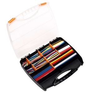 Sealey Heat Shrink Tubing Assortment 590pc Mixed Colours 50, 100, 150 & 200mm