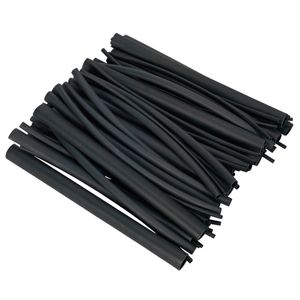 Sealey Heat Shrink Tubing Assortment 72pc Black Adhesive Lined 200mm - HSTAL72B