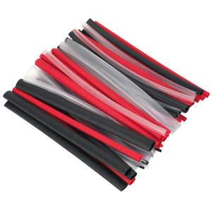 Sealey Heat Shrink Tubing Assortment 72pc Mixed Colours Adhesive Lined 200mm