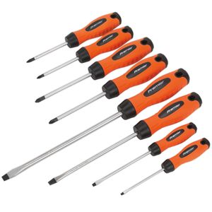 Sealey Screwdriver Set 8pc Hi-Vis Orange - HV003
