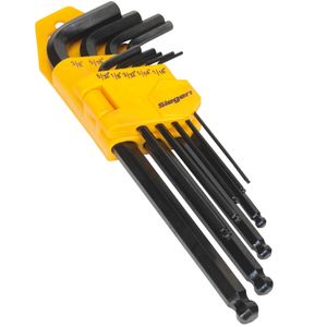 Sealey Ball-End Hex Key Set 9pc Long Imperial - S01098