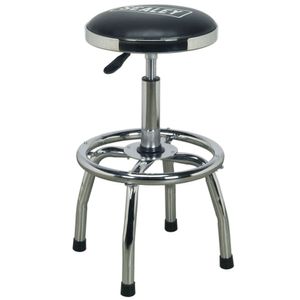 Sealey Workshop Stool Heavy-Duty Pneumatic with Adjustable Height Swivel Seat - SCR17