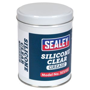 Sealey Silicone Clear Grease 500g Tin - SCS102