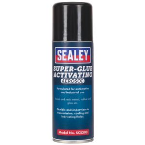 Sealey Super Glue Activating Aerosol 200ml Pack of 6 - SCS300