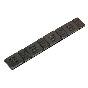 Sealey Wheel Weight 5/10g Adhesive Zinc Plated Steel Strip of 8 (4x5g 4x10g) x50