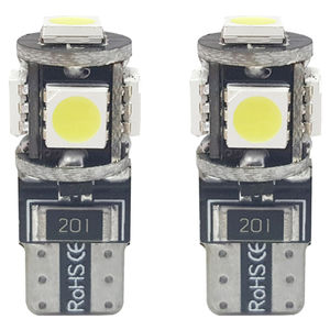 Simoni Racing Pair Of T10 LED CANBUS Polarity Free Bulbs 5 LED