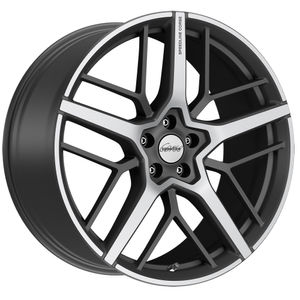 Speedline Corse SL8 Dominatore Alloy Wheels In Orbit Grey Matt Diamond Cut Set Of 4