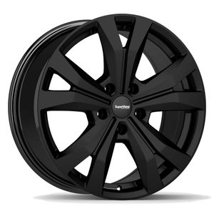 SuperMetal Bullet Alloy Wheels In Black Satin Set Of 4