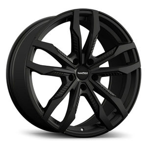 SuperMetal Fin Alloy Wheels In Matt Black Set Of 4