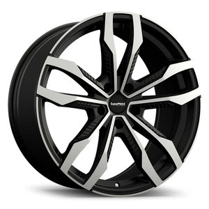 SuperMetal Fin Alloy Wheels In Matt Black Polish Set Of 4
