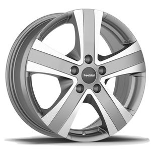 SuperMetal Hammer Alloy Wheels In Grey Polish Set Of 4