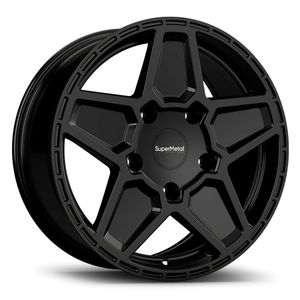 SuperMetal Rocket Alloy Wheels In Gloss Black Set Of 4