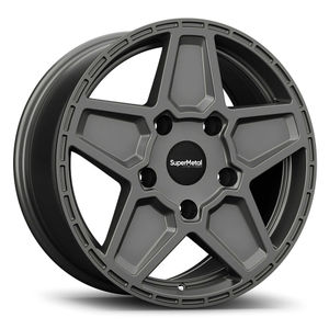 SuperMetal Rocket Alloy Wheels In Ultra Matt Grey Set Of 4