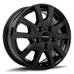 SuperMetal Vault Alloy Wheels In Gloss Black Set Of 4