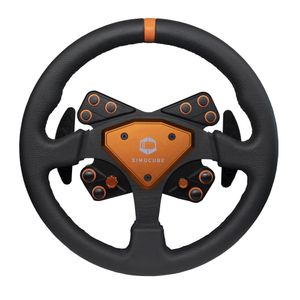 Simucube Orange Edition Tahko Round Wireless Sim Racing Steering Wheel