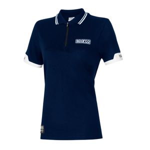 Sparco Womens Zip Polo Shirt
