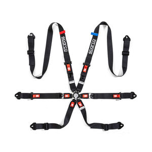Sparco Competition H-2 PU 6 Point FHR Harness