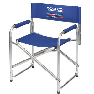 Sparco Martini Racing Folding Alloy Paddock Chair
